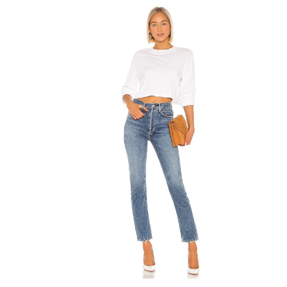 🌹AGOLDE Riley Crop Jeans🌹